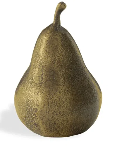Menu Sentiment Pear Paper Weight In Gelb