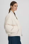 Meotine Bomber Jacket In Cream