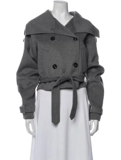 Pre-owned Meotine Wool Jacket W/ Tags In Gray