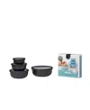 MEPAL CIRQULA 4PC. ROUND SHALLOW MULTI BOWL SET