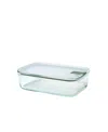 Mepal Easyclip 1pc. 51oz Rectangular Glass Box In Green