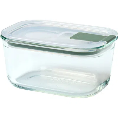 Mepal Easyclip Rectangular Glass Lunch Box In Sage