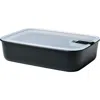 Mepal Easyclip Rectangular Lunch Box In Black
