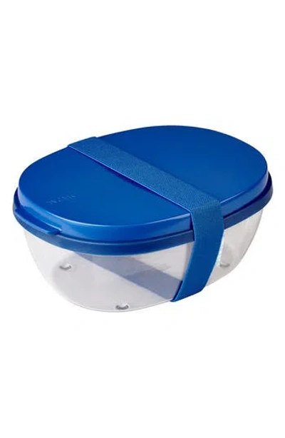 Mepal Ellipse Duo Salad Box In Blue