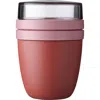 Mepal Ellipse Mini Lunch Pot In Vivid Mauve