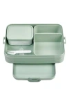 Mepal Large Lunch Bento Box In Sage