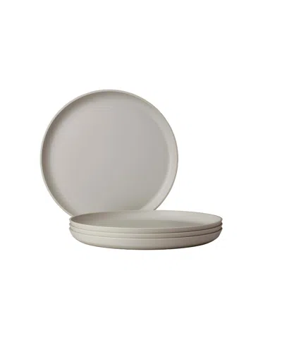 Mepal Silueta 4-pc. Dinner Plate Set, Service For 4 In Neutral