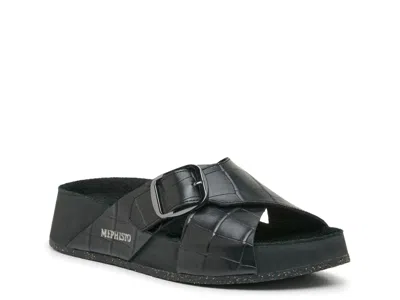 Mephisto Berries Wedge Sandal In Black