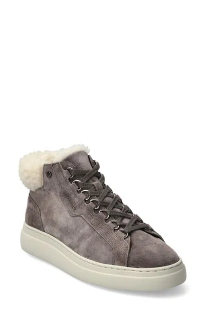 Mephisto Dolie Genuine Shearling Lace-up Sneaker In Multi