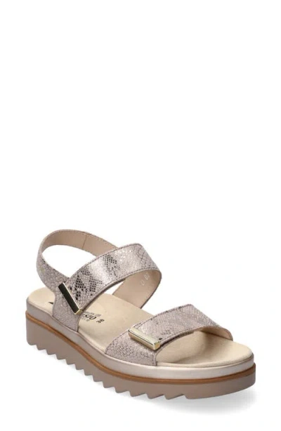 Mephisto Dominica Platform Sandal In Brown