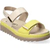 Mephisto Dominica Platform Sandal In Yellow