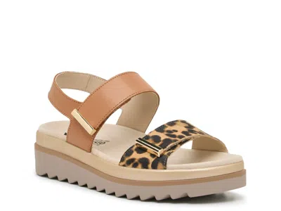 Mephisto Dominica Wedge Sandal In Brown