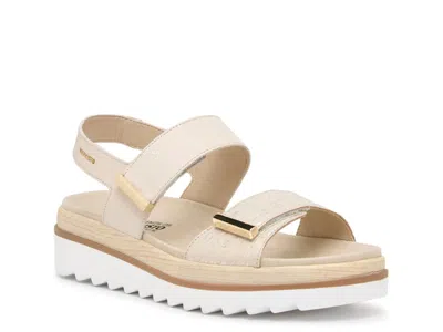 Mephisto Dominica Wedge Sandal In Neutral