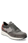 Mephisto Driss Mixed Media Sneaker In Gray
