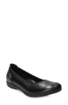 Mephisto Emilie Flat In Black/black Leather