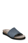 Mephisto Hanik Slide Sandal In Blue
