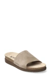 Mephisto Hanik Slide Sandal In Gray
