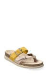 Mephisto Happy Slide Sandal In Warm Grey Combo 62860