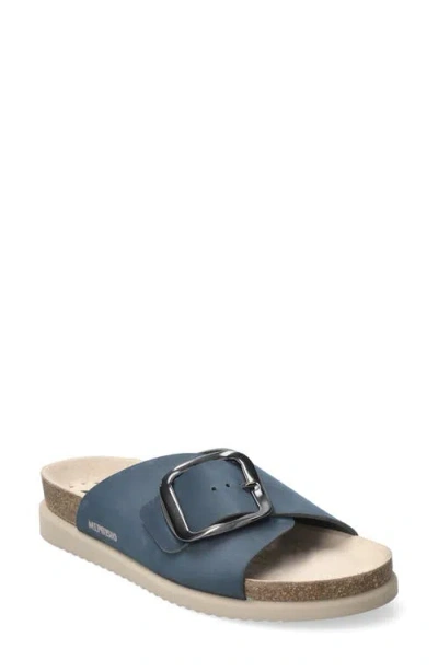 Mephisto Hariana Slide Sandal In Blue