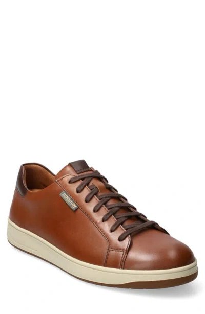 Mephisto Hasko Low Top Sneaker In Hazelnut