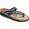 Mephisto Helen Toe Loop Sandal In Black