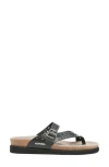 Mephisto Helen Toe Loop Sandal In Black Perf