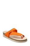 Mephisto Helen Toe Loop Sandal In Burnt Orange