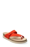 Mephisto Helen Toe Loop Sandal In Coral Sandvel