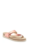 Mephisto Helen Toe Loop Sandal In Coral Vega
