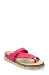 Mephisto Helen Toe Loop Sandal In Fuchsia