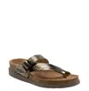 Mephisto Helen Toe Loop Sandal In Gold Condor