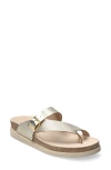Mephisto Helen Toe Loop Sandal In Gold Flash/ Vega