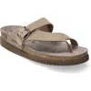 Mephisto Helen Toe Loop Sandal In Brown