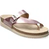 Mephisto Helen Toe Loop Sandal In Pink