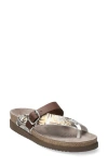 Mephisto Helen Toe Loop Sandal In Platinum Jungle