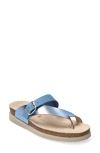Mephisto Helen Toe Loop Sandal In Sky Blue