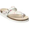 Mephisto Helen Toe Loop Sandal In White