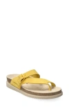 Mephisto Helen Toe Loop Sandal In Yellow 628