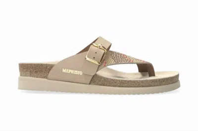 Mephisto Helenka Women's Studded Walking Sandal In Beige