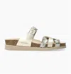 Mephisto Helma Woven Slide In Metallic In Multi