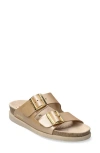 Mephisto Hester Slide Sandal In Gold