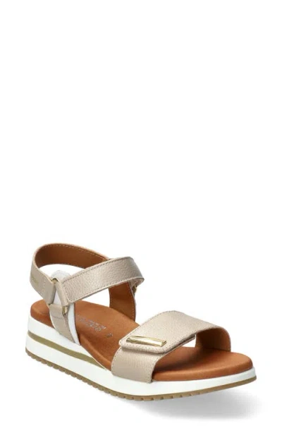 Mephisto Jeanie Ankle Strap Sandal In Beige