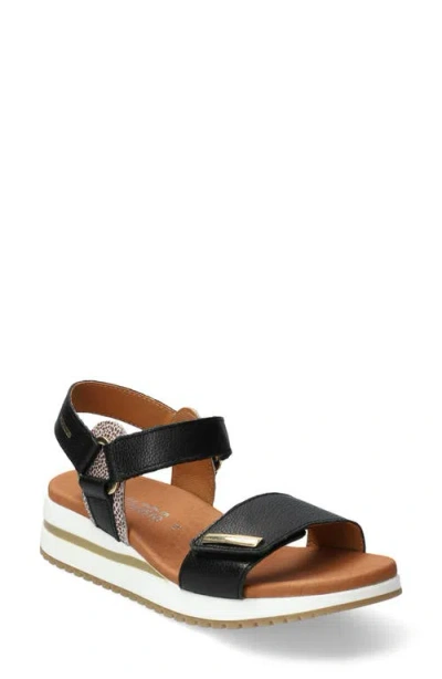 Mephisto Jeanie Ankle Strap Sandal In Black