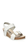 Mephisto Leonore Ankle Strap Sandal In White