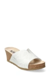 Mephisto Lisane Slide Sandal In Fog Panama