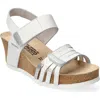 Mephisto Lucia Wedge Sandal In White