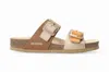 Mephisto Madison Women's Lucite Buckle Slide In Platinum Marcy In Multi