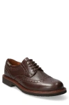 Mephisto Men's Max Leather Lace-up Brogues In Chestnut Gipsi