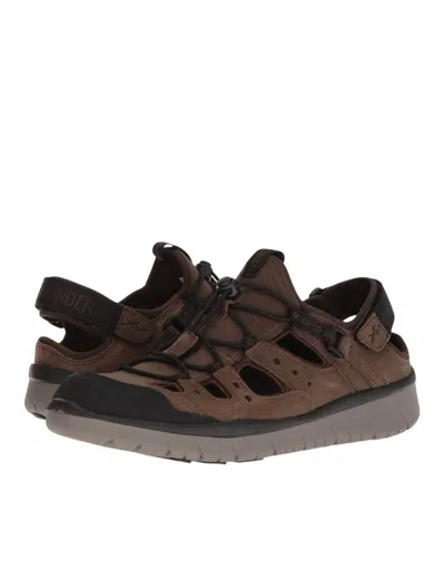 Mephisto Men's Maroon Shoes In Black Rubber/cordovan Crazy Horse In Multi