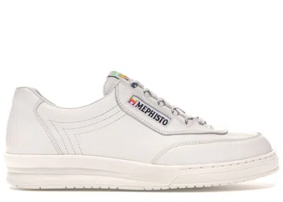 Pre-owned Mephisto Men's  Match Concepts Ccm96 Sneakers In White